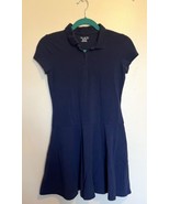 Childrens Place Girls School Uniform Dress Size 14 Navy Blue Short Sleeve - £9.34 GBP