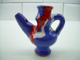 Spanish Pottery , hand made water whistle - $50.00
