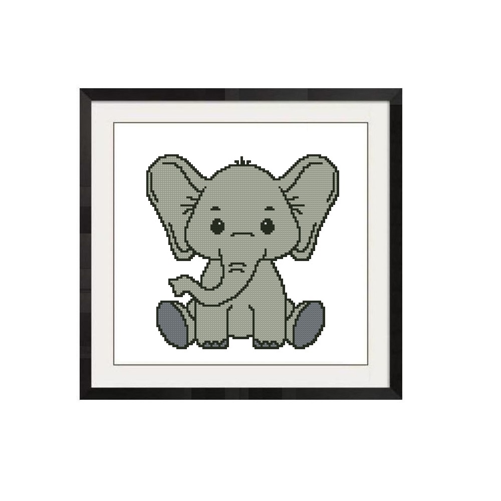 Primary image for ALL STITCHES - ELEPHANT CROSS STITCH PATTERN IN PDF -144
