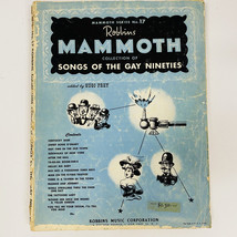 Robbins Mammoth Collection Of Songs Of The Gay Nineties Sheet Music Book No 17 - £12.61 GBP