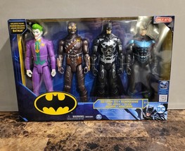 DC Comics BATMAN 4 12in Action Figures Boxed Set Nightwing The Joker Talon NEW - £23.96 GBP