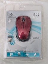 Logitech M325 Wireless Mouse with Unifying Receiver, Red 910-002651 - $15.00