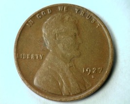 1927-D Lincoln Cent Penny Extra Fine Xf Extremely Fine Ef Nice Original 99c Ship - $10.50