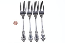 4 Lunt Eloquence Sterling Silver Forks 7 3/8&quot; - $292.05