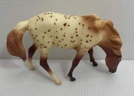 Breyer Reeves Horse Chestnut Leopard Appaloosa Mare Grazing 4 Inches Tall - $12.19