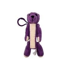 Pez Dispenser Fuzzy Friends Purple Teddy Bear Keychain Dakin - $7.92