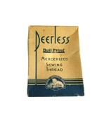 Empty Peerless Mercerized Sewing Thread Box Circa 1940s Display BOX ONLY - £18.93 GBP