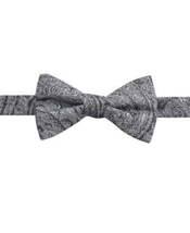 Ryan Seacrest Distinction Mens Atwood Pre-Tied Bow Tie, Gray - £14.37 GBP