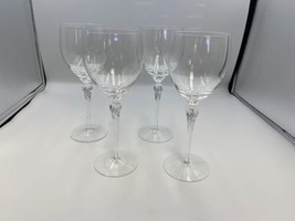Set of 4 Lenox Crystal ARIA Goblets / Glasses 8 1/2&quot; - £86.13 GBP