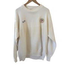 Vintage McBriar Mens Sweater United States Soccer Federation XL White Re... - $39.99
