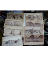 Lot of 8 Stereoview Picture Cards South Africa Boer War Underwood Military - $65.16