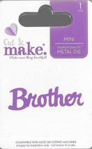 Cut &amp; Make. Brother. Mini cutting die set. Die Cutting Cardmaking Crafts - £1.98 GBP