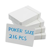 Blank Playing Cards To Write On Poker Size 216Pcs Printable Flash Cards For Diy  - £12.78 GBP