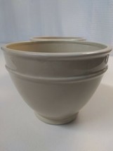 Pair of 2 Small LTD Commodities Cream Colored Mixing Cereal Soup Bowls-3C Each - £10.97 GBP