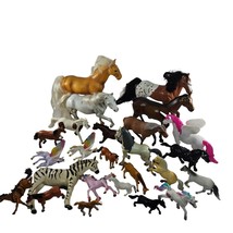 Toy Model Horse Plastic Play Mixed Brands Lot of 20+ AS IS - £19.65 GBP