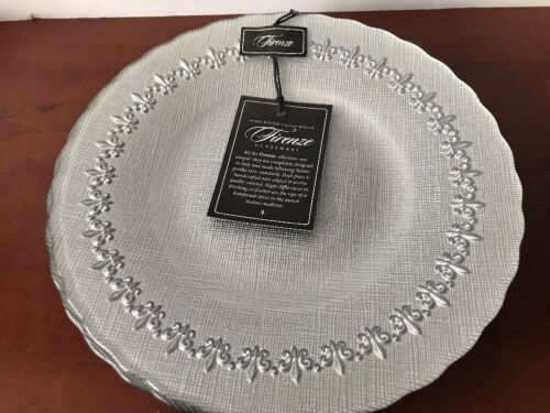 Certified International Firenze Silver 8 1/2"  Dessert Plates  (Set of 4) - $15.00