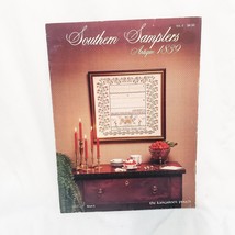 Southern Samplers Antique 1839 Cross Stitch Pattern Leaflet Kangaroos Pouch 1981 - $14.84