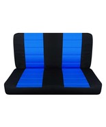 Fits 1972 Ford Maverick 2door sedan Rear bench seat covers black blue - $1,464.32 MXN