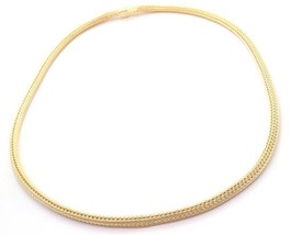 Authentic! Vintage Tiffany &amp; Co 18k Yellow Gold Foxtail Link Chain Necklace - £5,084.73 GBP