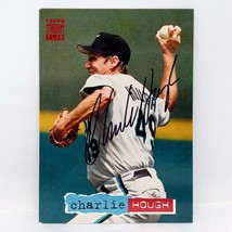 1994 Topps Stadium Club #245 Charlie Hough SIGNED Autograph Florida Marlins Card - £3.87 GBP
