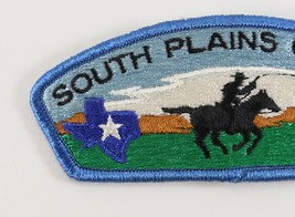 Vintage South Plains Council Blue Boy Scouts of America Shoulder CSP Patch - £9.42 GBP