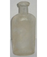 Vtg Rectangular Clear Glass Bottle Apothecary Prop Vase Barn Dig Dump Find - $163.20 MXN
