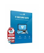F-SECURE SAFE INTERNET SECURITY 2020 - FOR 5 PC MULTI DEVICE - 1 YEAR - ... - $35.64 CAD