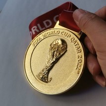 FIFA World Cup Qatar 2022 Champions Replica Gold Medal - £22.98 GBP