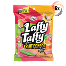 6x Bags Laffy Taffy Fruit Combos Assorted 2 Flavors In 1 Candy Peg Bags ... - £16.62 GBP