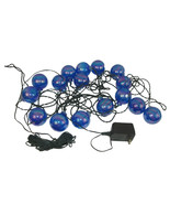 Set Of 16 Ikea Globe Light String Blue Iridescent 200.359.80 Julnytt Pat... - £15.56 GBP