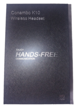 Conambo K10 Wireless Headset Bluetooth Hands Free Communication New - £29.56 GBP