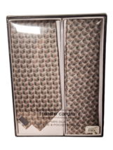 Pierre Cardin 100% Silk Necktie &amp; Pocket Square Gift Set  New Never Worn Grey - £13.59 GBP