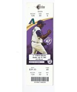 2005 Florida Marlins @ Arizona Diamondbacks Full Unused ticket July 18th - $188.03 MXN