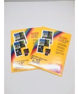 Lot of 2 Kodak Photo Glossy Paper 3.5 x 5” Refill - 48 prints each (96 t... - £10.01 GBP