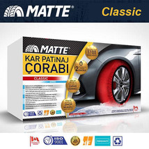 MATTE Car Snow Socks Textile Snow Chains For 14&#39;&#39; Rims Designed in Canada - $93.95