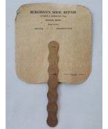 antique HAND FAN denver pa BERGMAN&#39;S SHOE REPAIR last supper art SUNDIAL... - £50.35 GBP