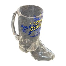 Dolly Parton&#39;s Dixie Stampede Dinner And Show Collector Plastic Western Boot Mug - £11.34 GBP