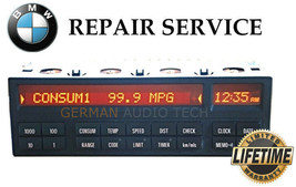 BMW E36 18 BUTTON ON BOARD COMPUTER OBC MID SIEMENS - PIXEL REPAIR SERVICE - $98.95