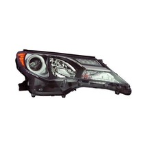 Headlight For 2013-2015 Toyota RAV4 Right Side Black Chrome Housing Clear -CAPA - £206.18 GBP