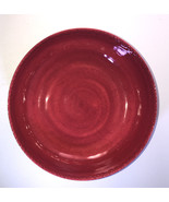 Pier 1 Imports Red/Maroon 9”W x 2 1/2”D Soup/Salad/Pasta Serving Bowl-NE... - $40.58 CAD