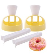 2 Pack Plastic Donut Cutters With Dipping Pliers Doughnut Mould Doughnut... - $16.99