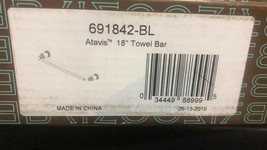 Brizo Atavis 18&quot; Towel Bar 691842-BL Bathroom Hardware - £77.39 GBP