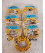 7 Quantity of Allen Tel Cat 5e Patch Cables 25Ft AT1525EV-YL (7 Qty) - $69.44