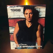 1988 Bruce Springsteen Calendar Official Wall Decor Large Paper Photos Vintage - $24.74