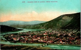 Vtg Cartolina 1910s - Bird&#39;s Eye Vista Di Dawson, Yukon Territorio -ed Mitchell - £5.33 GBP