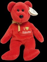 Ty Beanie Baby I Love Alabama Bear American Red Cross MWMT 2005 - $5.94