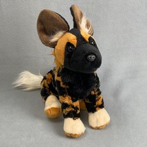 Wild Republic Hyena 10 Inch Plush Stuffed Animal Toy Wild Dog Orange Black - £13.13 GBP