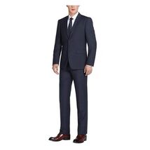 Men Renoir Suit Super 140s Soft Wool 2Butto Classic Fit 508-02 Dark Navy 38Short image 3