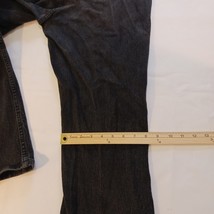 Riders Women's Size 16P Black Bootcut Leg Denim Jeans Measured 34x29 image 13