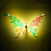 Electric Angel Butterfly Wings, Elf Luminous Wings For Kids Dog With Music - £29.81 GBP